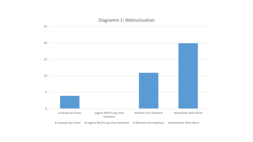 Diagramm Wohnsituation
